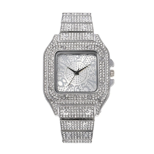 Fashion Square Alloy Women's Quartz Watch