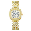 Fashion Square Metal Women's Watch Bracelet With Copper Clasp