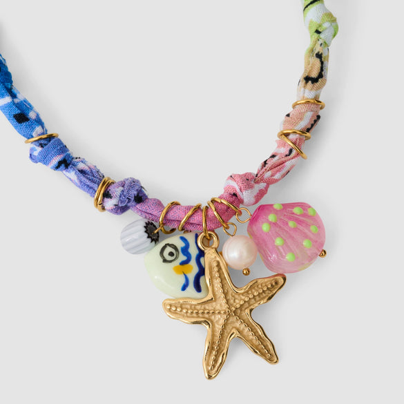 Fashion Stainless Steel And Titanium Steel Animal Shaped Necklace For Women With Electroplating Process