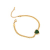 Fashion Stainless Steel And Titanium Steel Heart Shape Necklace With Electroplating For Women