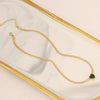 Fashion Stainless Steel And Titanium Steel Heart Shape Necklace With Electroplating For Women