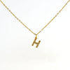 Fashion Stainless Steel And Titanium Steel Necklace With Diamond And Letter Pattern For Unisex