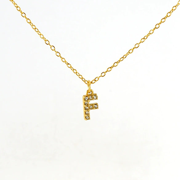Fashion Stainless Steel And Titanium Steel Necklace With Diamond And Letter Pattern For Unisex