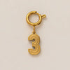 Fashion Stainless Steel And Titanium Steel Pendant Necklace With Letters Numbers Text Pattern Vacuum Electroplated