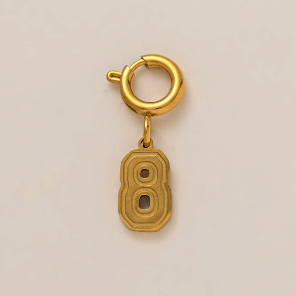 Fashion Stainless Steel And Titanium Steel Pendant Necklace With Letters Numbers Text Pattern Vacuum Electroplated