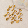 Fashion Stainless Steel And Titanium Steel Pendant Necklace With Letters Numbers Text Pattern Vacuum Electroplated