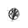 Fashion Stainless Steel Animal Zodiac Shaped Piercing Earrings With Polish Finish