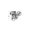 Fashion Stainless Steel Animal Zodiac Shaped Piercing Earrings With Polish Finish