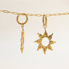 Fashion Stainless Steel Bracelet And Women's Earrings With Electroplating Ins Style Minimalist Sunflower Design