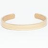 Fashion Stainless Steel C Shaped Open Bracelet For Men With Smooth Finish And Vacuum Plated Craftsmanship