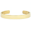 Fashion Stainless Steel C Shaped Open Bracelet For Men With Smooth Finish And Vacuum Plated Craftsmanship