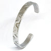 Fashion Stainless Steel C Shaped Open Bracelet For Men With Smooth Finish And Vacuum Plated Craftsmanship