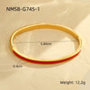 Fashion Stainless Steel Geometric Electroplating Bracelet