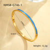 Fashion Stainless Steel Geometric Electroplating Bracelet
