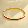 Fashion Stainless Steel Geometric Electroplating Bracelet