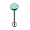 Fashion Stainless Steel Geometric Flash Tongue Ring Piercing Jewelry