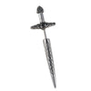 Fashion Stainless Steel Geometric Pistol Straight Rod Ear Studs With Polishing For Unisex