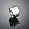 Fashion Geometric Customization Laser Engraving 304 Stainless Steel No Inlaid 18K Gold Plated Men'S Men Band Rings