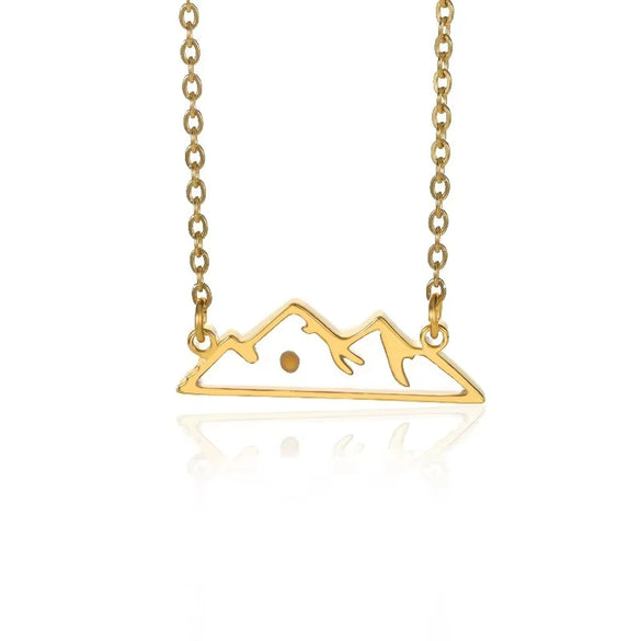 Fashion Stainless Steel Heartshaped Ing Flower Seeds Pendant Necklace With O Chain And Electroplating