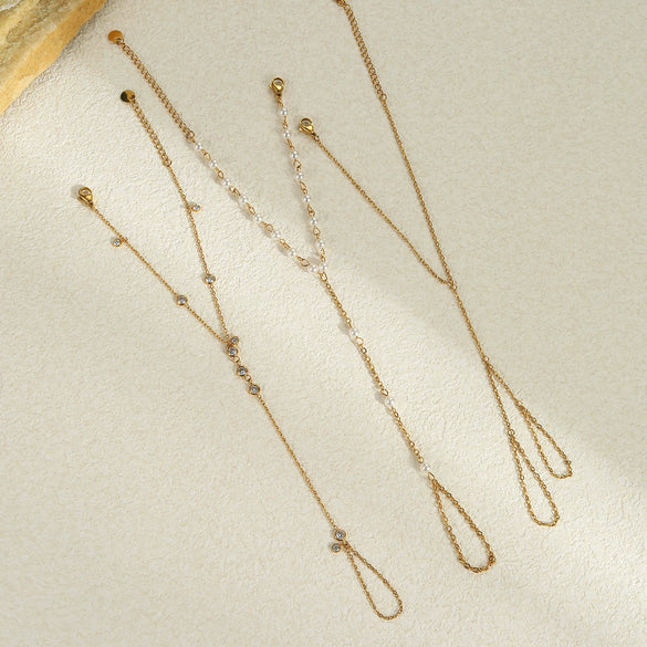 Fashion Stainless Steel Jewelry With Geometric Pattern And Electroplating For Women