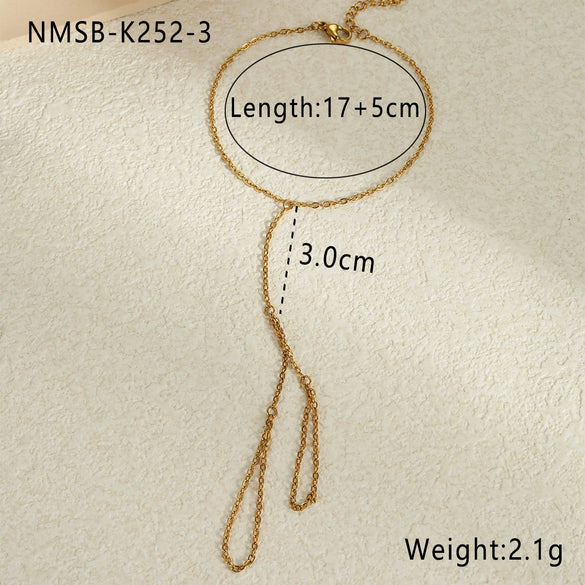 Fashion Stainless Steel Jewelry With Geometric Pattern And Electroplating For Women