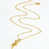 Fashion Stainless Steel Rose Flower Pendant Necklace Romantic Floral Jewelry For Women