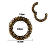 Fashion Stainless Steel Skull Totem Geometric Electroplated Auricle Earlobe Earrings