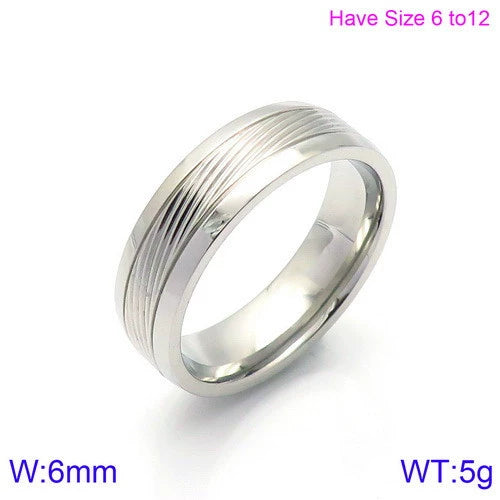 Fashion Stainless Steel Zircon Fourclaw Ring Set With Diamonds Geometric Style For Women And Couples