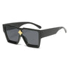 Fashion Star Leopard Pc Resin Square Star Full Frame Women'S Sunglasses