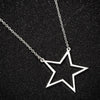 Fashion Star Stainless Steel Plating Pendant Necklace 1 Piece