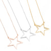 Fashion Star Stainless Steel Plating Pendant Necklace 1 Piece
