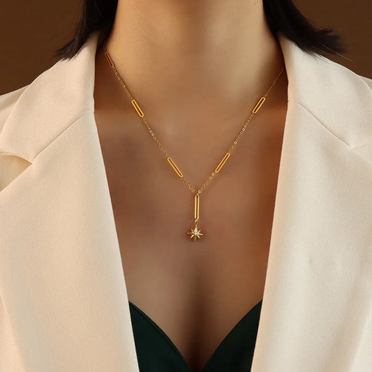 Fashion Star Stainless Steel Long Necklace