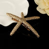 Fashion Starfish Hairpin Summer Beach Fashion Hair Accessories Wholesale Metal Women's Headwear