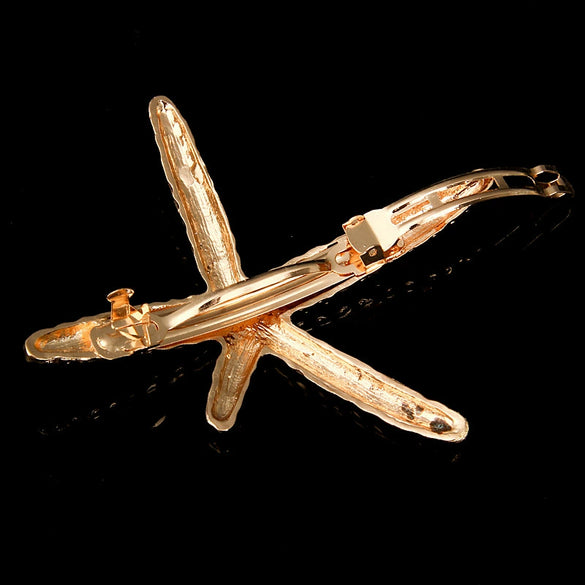 Fashion Starfish Hairpin Summer Beach Fashion Hair Accessories Wholesale Metal Women's Headwear