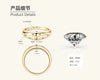 Fashion Stars Moissanite S925 Sterling Silver Finger Ring With Constellation And Geometric Patterns And Electroplating Treatment