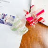 Fashion Stripe Plastic Handmade Hair Claws 1 Piece