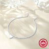 Fashion Summer S925 Sterling Silver Doublelayer Adjustable Heartshaped Pendant Foot Chain With Stars Styling