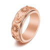Fashion Sun Moon Stainless Steel Plating Rings