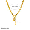 Fashion Sweet And Cool Stainless Steel Jewelry Set With Diamondencrusted Flower Star Square Pendant Tassel Chain And Electroplating Design