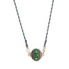 Fashion Tarot Necklace Copper Gold Plated Geometric Minimalist Pendant Unisex
