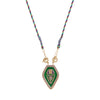 Fashion Tarot Necklace Copper Gold Plated Geometric Pendant Unisex Minimalist Style
