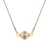 Fashion Tarot Necklace Copper Gold Plated Geometric Pendant Unisex