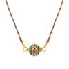 Fashion Tarot Necklace Copper Gold Plated Geometric Pendant Unisex