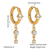 Fashion Tassel Light Luxury Design Women's Geometric Earrings Pendant Jewelry In Stainless Steel With Pvd Furnace Vacuum Real Gold Plating