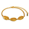 Fashion Temperament Hand Jewelry Stainless Steel Geometric Ring Bracelet 18K Gold Plated Electroplated For Women