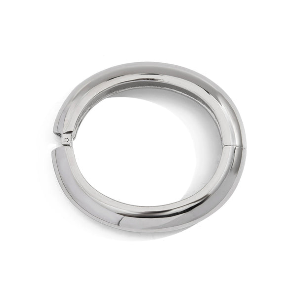 Fashion Textured Metal Pleated Glossy Ins Style Crystal Chain Finger Bracelet For Women With Electroplating