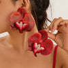 Fashion Threedimensional Flower Geometric Plastic Resin Fabric Wax Thread Handmade Women's Necklace Choker