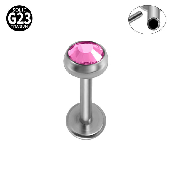 Fashion Titanium Geometric Diamond Earrings