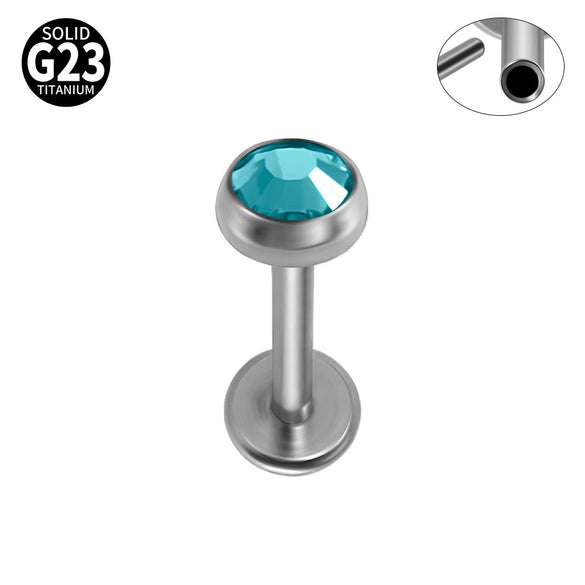 Fashion Titanium Geometric Diamond Earrings