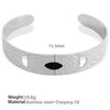 Fashion 316L Stainless Steel Goldplated Cshaped Opening Adjustable Bracelet With Oil Dropping Design And Electroplating Process